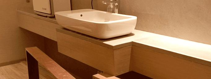 Interior bathroom design